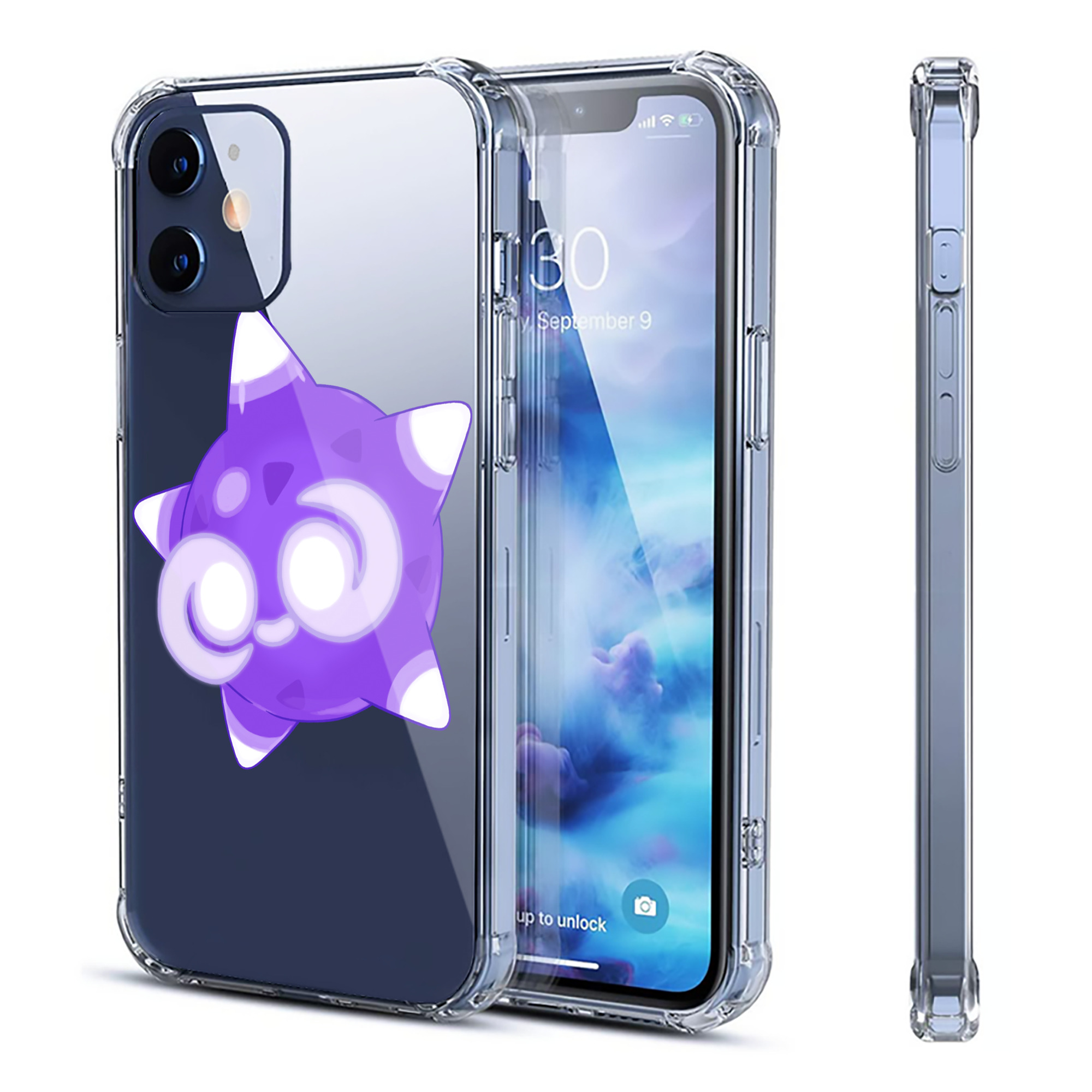 （画像用） ポケットモンスター Pokémon 【iPhone 12シリーズ対応】透明スマホケース（クリアソフトケース）